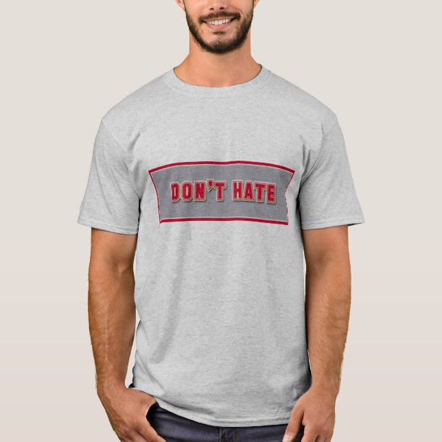 Ohio State hatar inte Tee Shirt (Framsida)