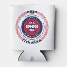 Ohio State Pride Monogram Cooler