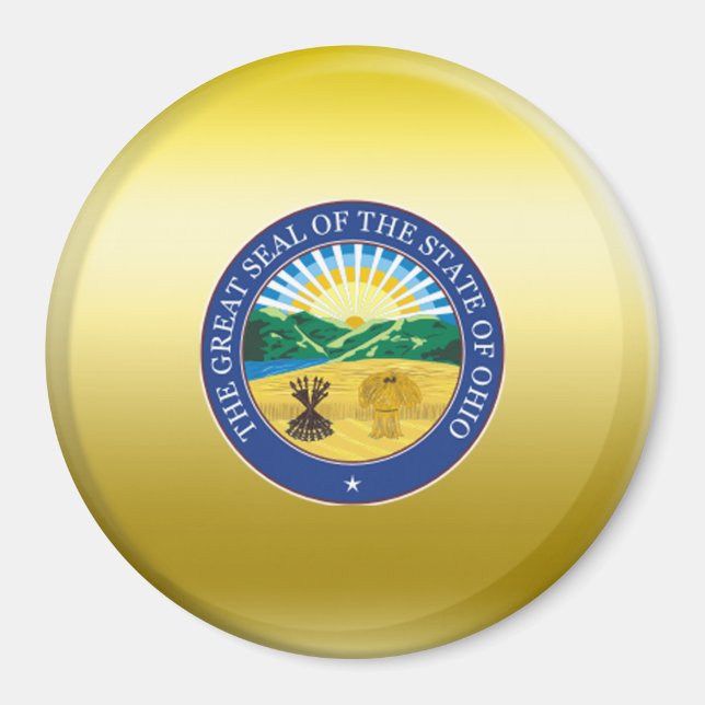 Ohio State Seal Magnet (Framsidan)