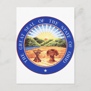 Ohio State Seal Vykort