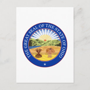 Ohio State Seal Vykort