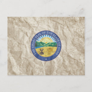 Ohio State Seal Vykort