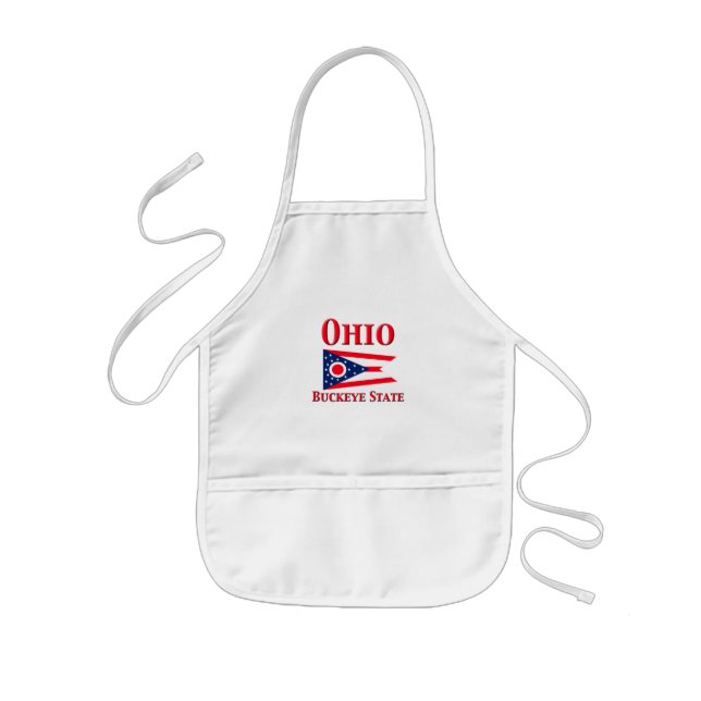 Ohio - statlig Buckeye Barnförkläde (Framsidan)