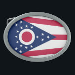 Ohio Statlig flagga<br><div class="desc">Patriotic Ohio statlig flagga.</div>
