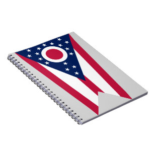 Ohio Statlig flagga Anteckningsbok