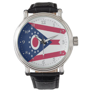 Ohio Statlig flagga Armbandsur