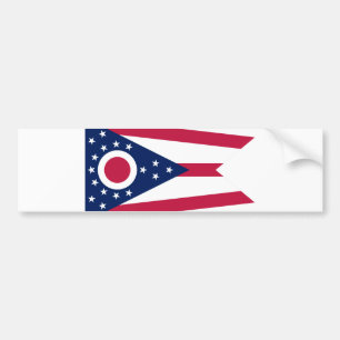 Ohio Statlig flagga Bildekal
