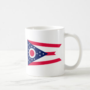 Ohio Statlig flagga Design Kaffemugg