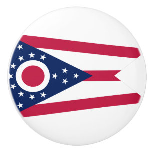 Ohio Statlig flagga Knopp