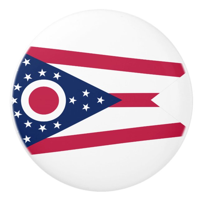 Ohio Statlig flagga Knopp (Framsidan)