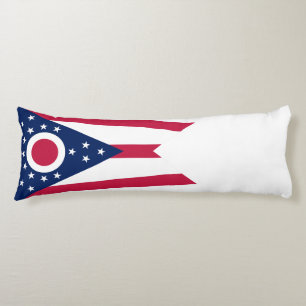 Ohio Statlig flagga Kroppskudde