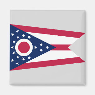 Ohio Statlig flagga Magnet