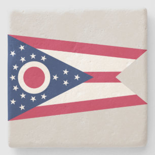 Ohio Statlig flagga Stenunderlägg