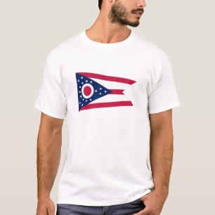 Ohio Statlig flagga T Shirt
