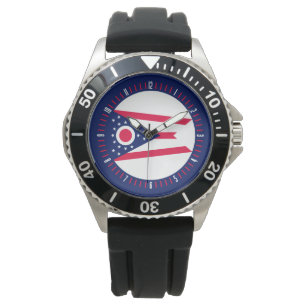 Ohio Statlig flagga Watch-design Armbandsur