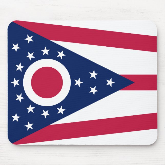 Ohio statsflagga musmatta (Framsidan)