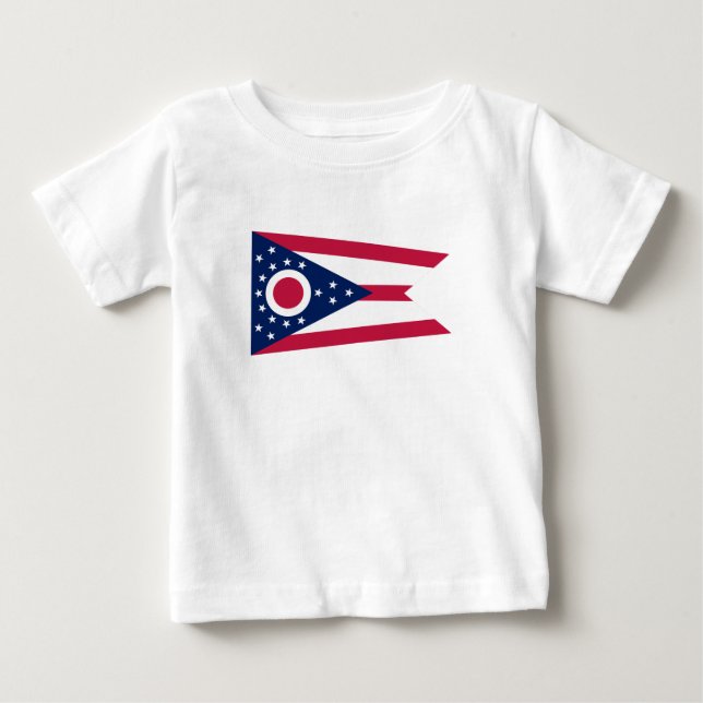 Ohio statsflagga t shirt (Framsida)
