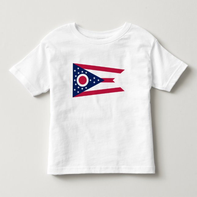 Ohio statsflagga t shirt (Framsida)