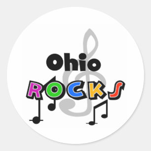 Ohio Sten Runt Klistermärke