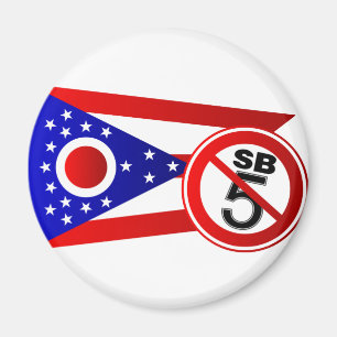 Ohio stopp SB5 Magnet