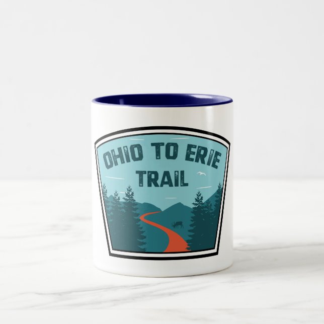 Ohio to Erie Trail Två-Tonad Mugg (Center)