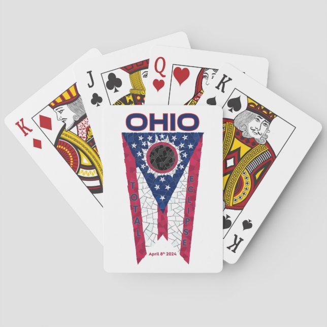 Ohio Total Eclipse-uppspelningskort Casinokort (Baksidan)