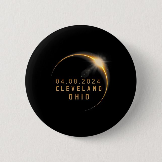 Ohio Total Solar Eclipse 2024 - Ohio Solar Eclipse Knapp (Framsida)