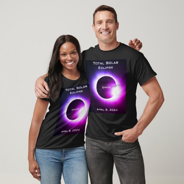 OHIO Total solelipse 8 april 2024 T Shirt (Unisex)