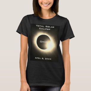 OHIO Total solelipse 8 april 2024 T Shirt