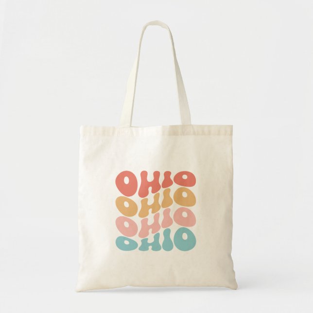 Ohio Tote Bag Tygkasse (Framsidan)
