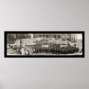 Ohio Universiteten Aten Foto 1914 Poster