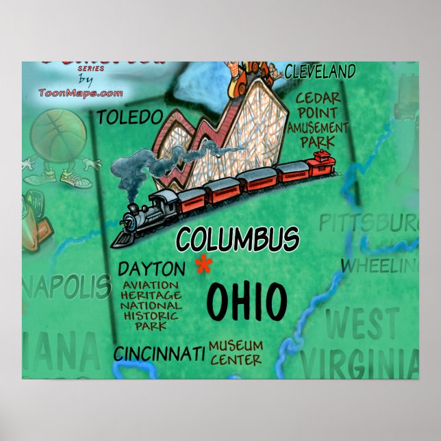 Ohio USA Poster (Framsidan)