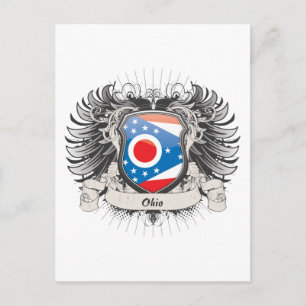 Ohio Vapensköld Vykort