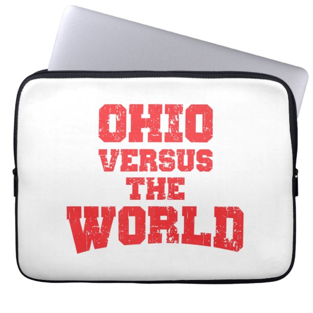 OHIO VERSUS VÄRLDEN LAPTOP FODRAL (Framsidan)