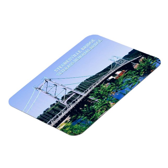 Ohio - Virginia - Steubenville Bridge - USA - Magnet (Vänstra Sidan)