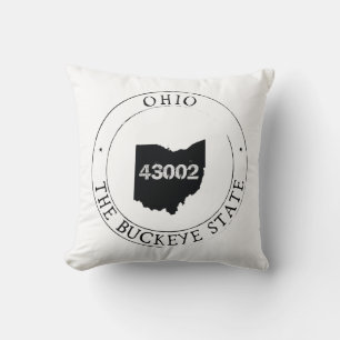 Ohio Zip Code Pillow Kudde