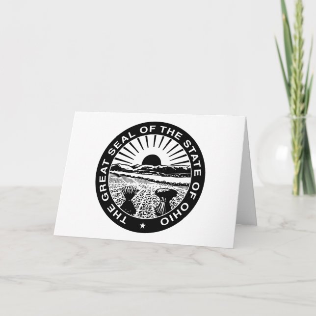 Ohioan Seal, Seal of Ohio Kort (Framsida)