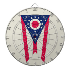 Ohioflaggan: Buckeye State-banner Darttavla