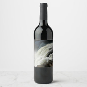 Ohiopyle Falls i Pennsylvania Vinflaska Etikett