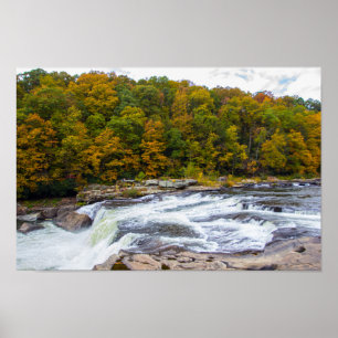 Ohiopyle nedgångar, Pennsylvania Poster
