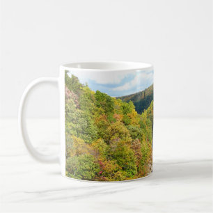 Ohiopyle River in Fall I Pennsylvania Hösten Kaffemugg