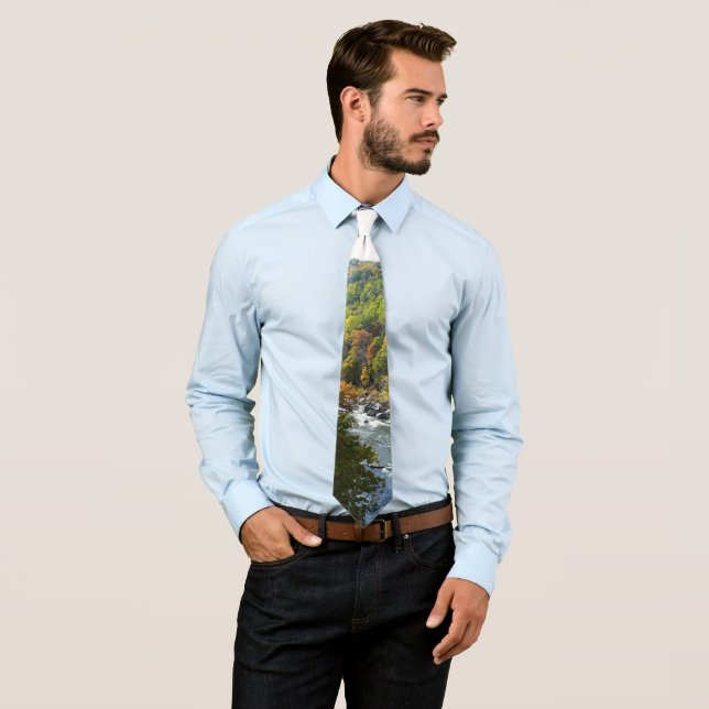 Ohiopyle River in Fall II Pennsylvania Autumn Slips (In Situ)