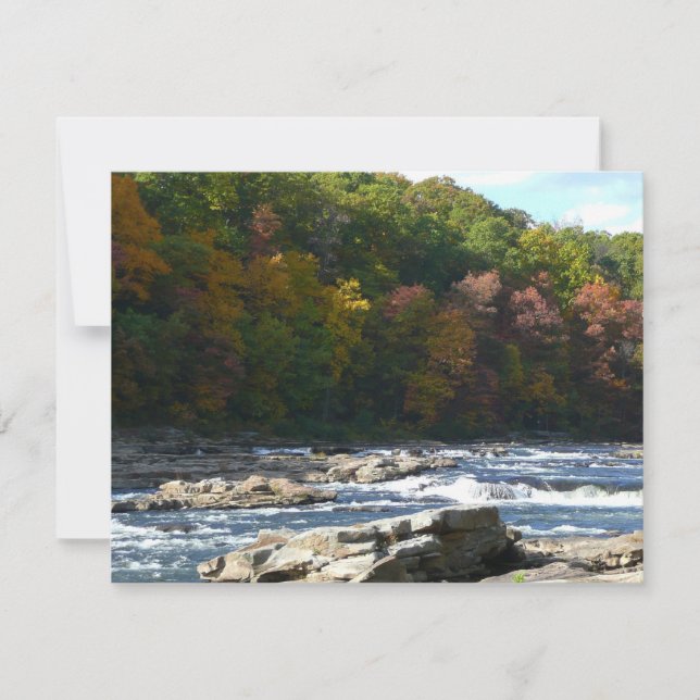 Ohiopyle River Rapids in Fall Pennsylvania Autumn (Framsida)