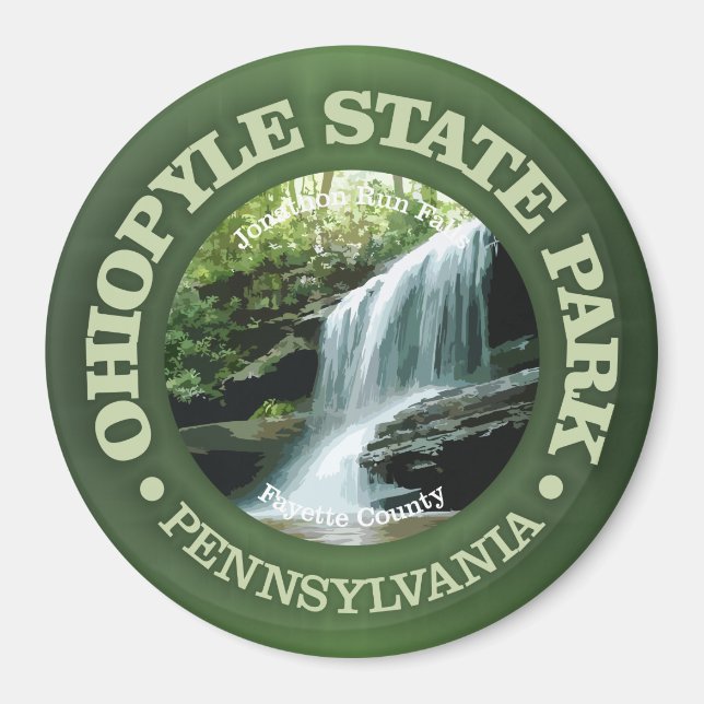 Ohiopyle SP Magnet (Framsidan)