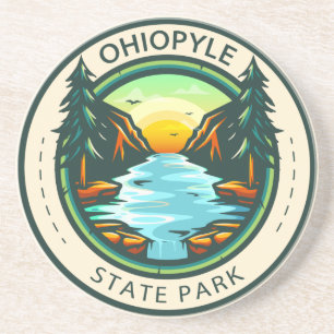 Ohiopyle State Park Pennsylvania Badge Underlägg