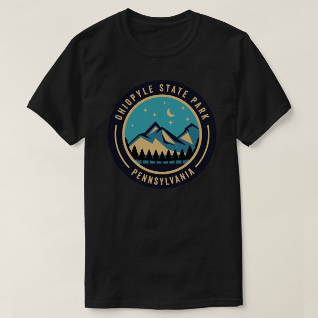 Ohiopyle State Park Pennsylvania Sticker T Shirt (Design framsida)