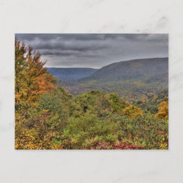 Ohiopyle Valley Overlook in Autumn, Pennsylvania Vykort