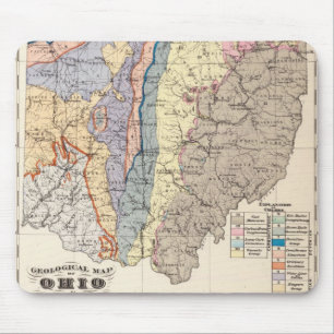 Ohios geologiska karta musmatta