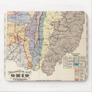 Ohios geologiska karta musmatta