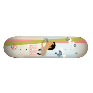 Ohki Komoto Pro serie Old School Skateboard Bräda 21,6 Cm